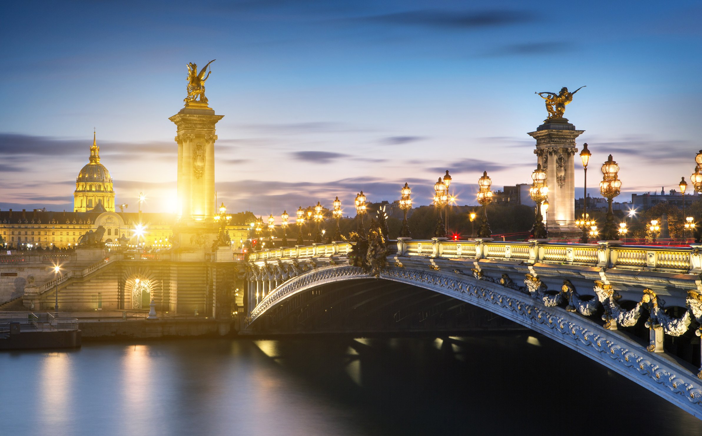 Alexandre 3 Bridge in Paris, France