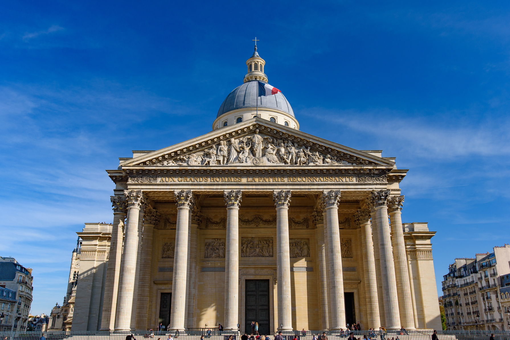 Pantheon, a monument in the Latin Quarter in Paris, France